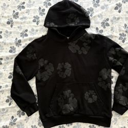 Denim Test Hoodie Monochrome Black