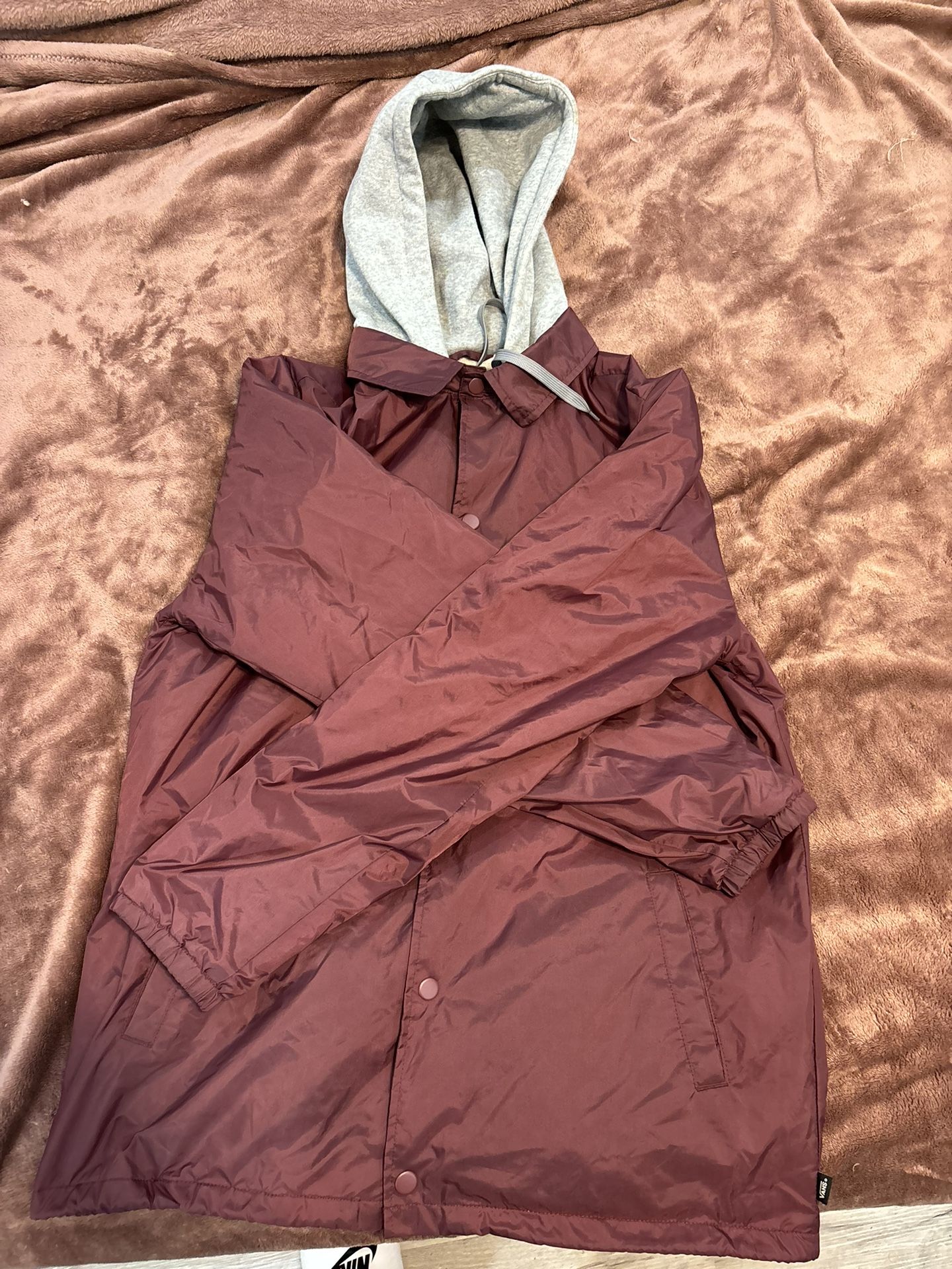 Vans Riley Burgundy Hooded Jacket