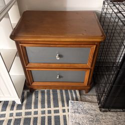 Wooden Nightstand 