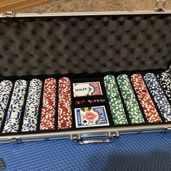 500 Piece Chip & Card Set