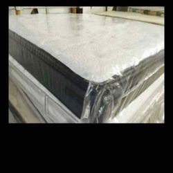 queen size new thick  bed can deliver 