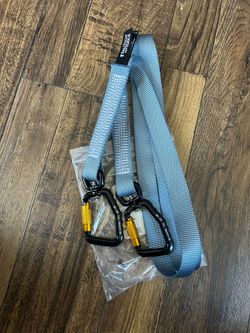 Falltech 5340B Premium Non-Stretch Web Choke-loop Swivel Aluminum Carabiner Tool Tether