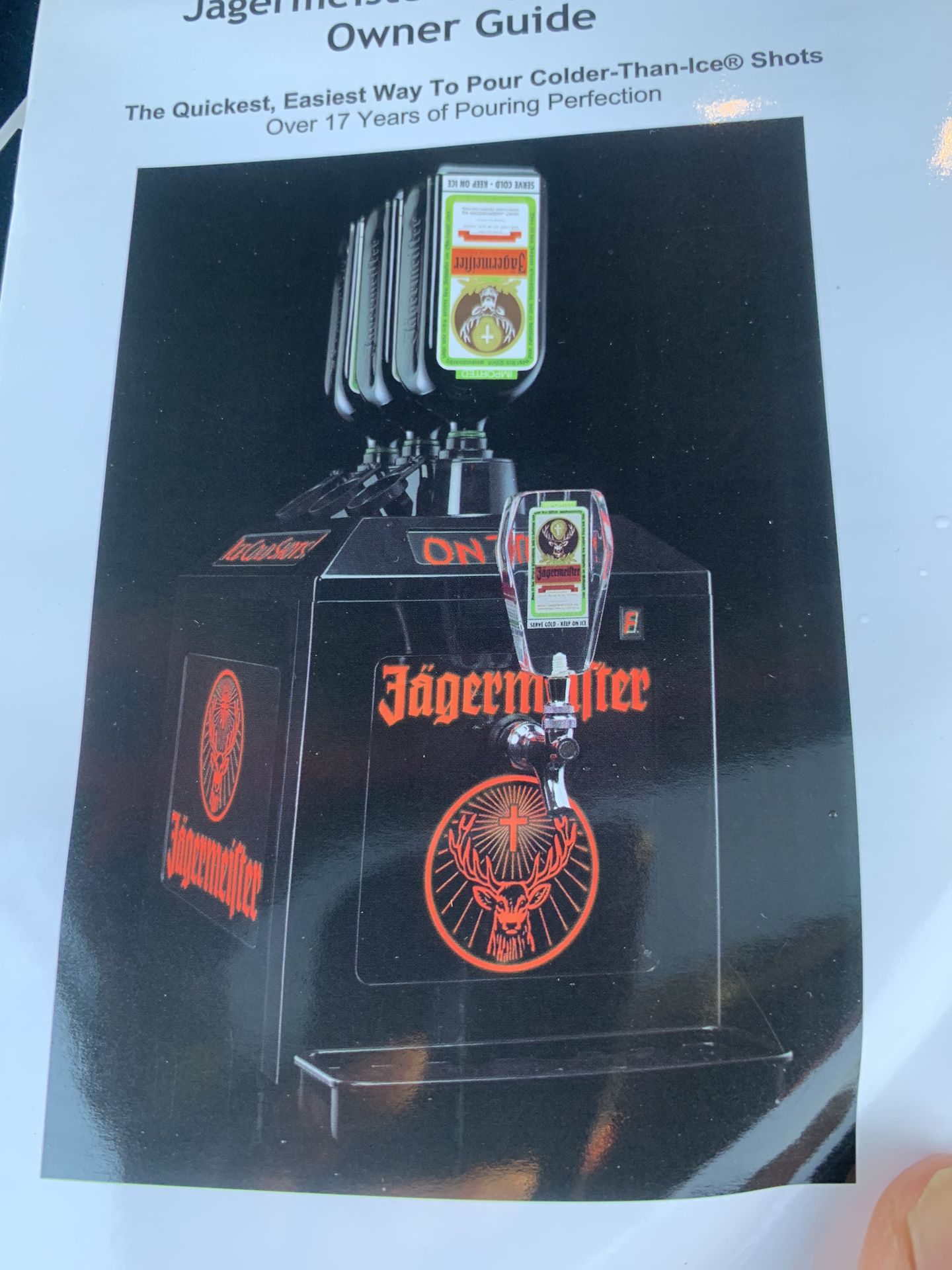 Jagermeister 3 bottle tap Machine