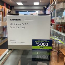 Tamron 28-75mm F2.8