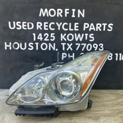 2010-2013 INFINITI G37 Q60 COUPE LEFT SIDE XENON HEADLIGHT HEADLAMP 