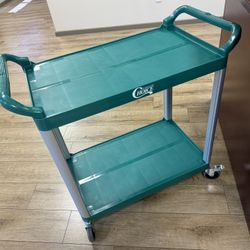 Brand New Choice Utility / Bussing Cart with Two Shelves - 42" x 20" in box multiple available