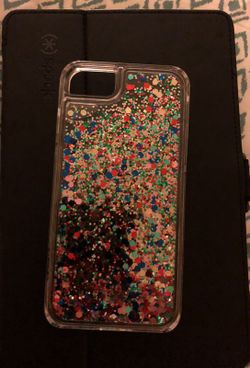 iPhone 7 glitter case