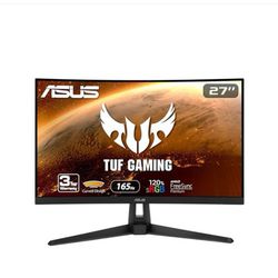 ASUS TUF Gaming VG27VH1B 27” Curved Monitor, 1080 Full HD, 165Hz.