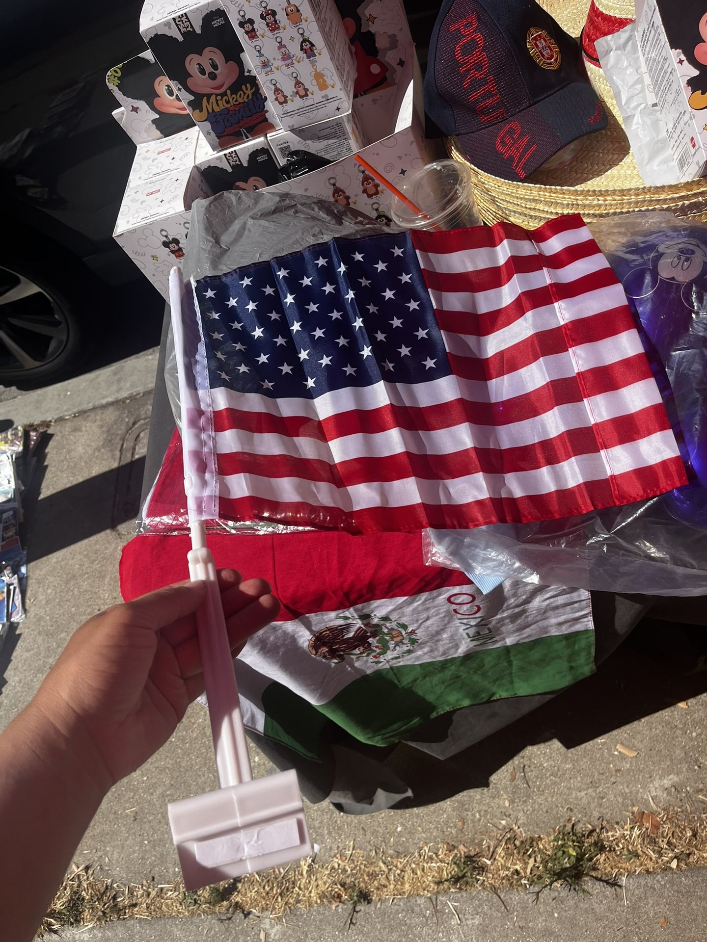 United States Flag For Window