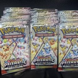 Prismatic Evoultions Pokemon Booster Packs