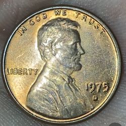 1975 Denver Mint DOUBLE DIE OBVERSE 