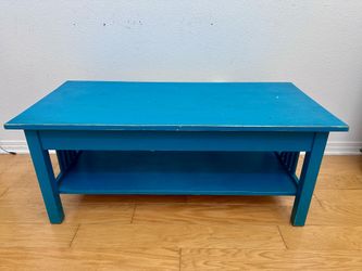 Turquoise coffee table