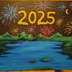 New Years 2025 Painting