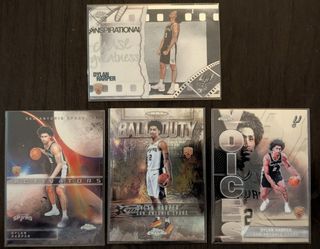 Dylan Harper Rookie Lot 4 set cards Topps Chrome NBA Basketball 2025 2025/26 inserts Spurs
