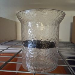 Textured Glass Candle Holders 6x6 NEW, Giftable, Not For The Holidays Only $10.00 Ea