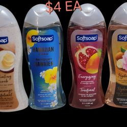SOFTSOAP BODY WASH $4 EA
