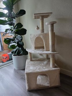 Brand New 47’ Cat Tree Beige Sale!