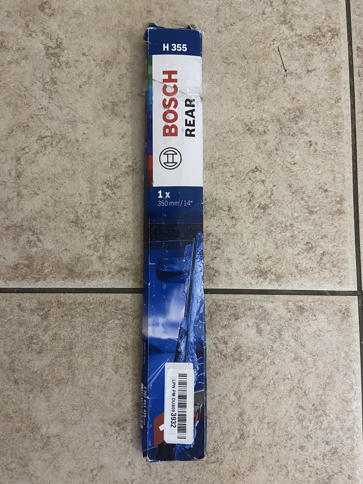 BOSCH H355 Rear Wiper Blade; 14" - Single