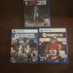 College Football 25, Madden 25, 2k25 3pack 