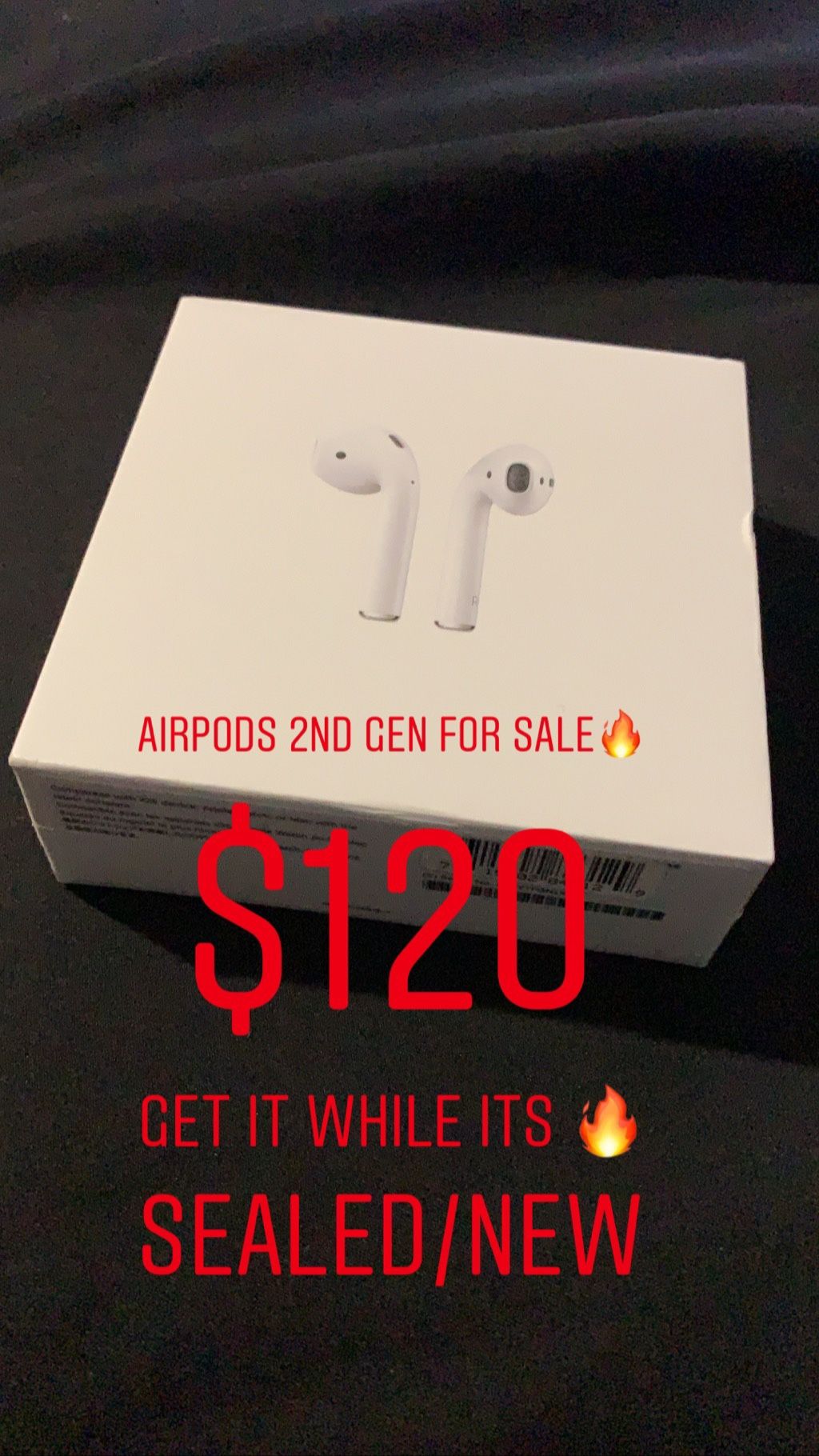 Apple Airpods 2nd Gen SEALED/NEW! NOTHING LOWER!