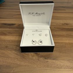 Sterling Silver Earring Set