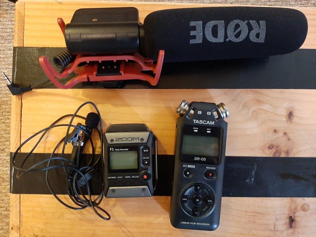 Tascam, Zoom, Rode audio kit