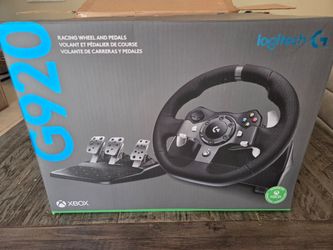 Logitech G920 Wheel, pedals shifter - new