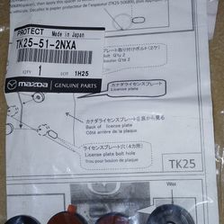 New Mazda License Frame Protector Oem