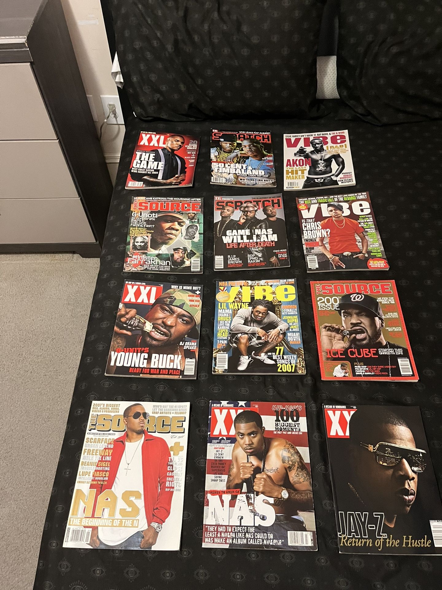 12 Hip Hop Magazines From Vibe,  XXL & The Source