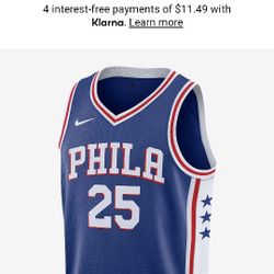 Nike Ben Simmons Jersey - Medium 