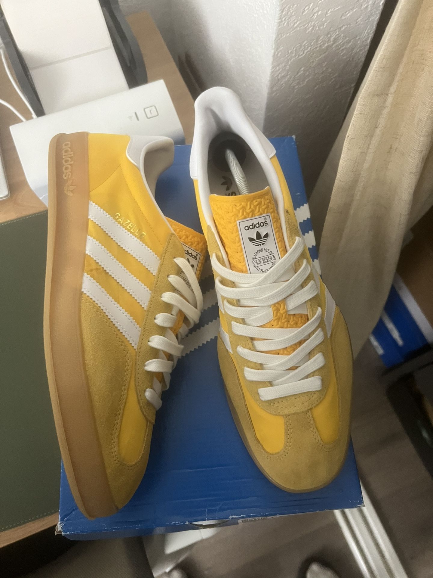 Adidas Gazelle Yellow Size 12