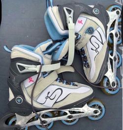 K2 Alexis 80 Pro Women' Inline Skates Roller Blades Size 9 Pink Ribbon