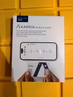 KardiaMobile Card Credit-Card sized EKG Heart Monitor, FDA-Cleared, Compatible with Most Smartphones