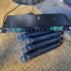 Micrófonos. Inalambriko