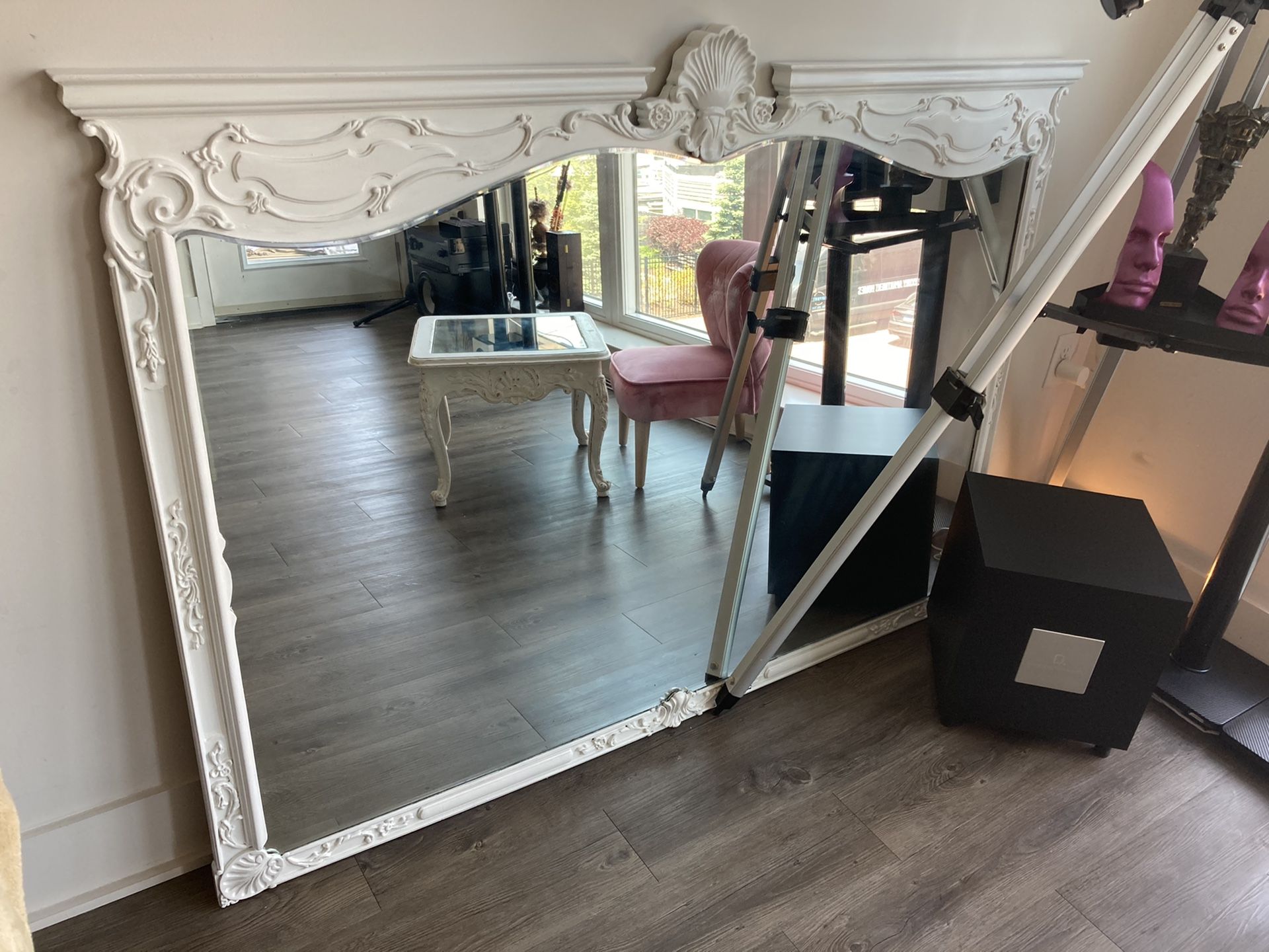 Beautiful Antique French Provincial Style Mirror