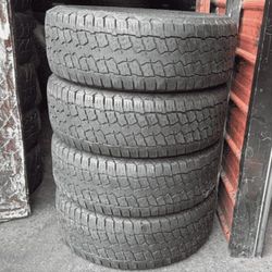 35 X 12.50 R18 Milestar Set of 4 Used