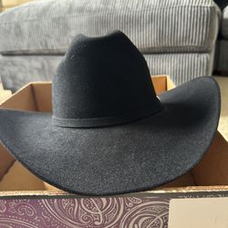 6X Black Felt Cowboy Hat