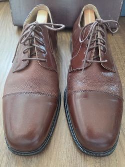 Size 13 3E Wide Florsheim Chase Cognac Mens Dress shoes Comes With Cedar Shaper
