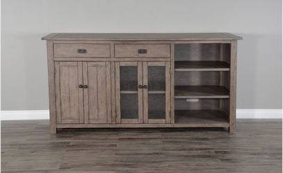 80” Wooden buffet/media console