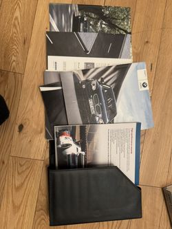 E60/E61 5 Series Factory Owner’s Manual Leather Case + Bentley Service Manuals