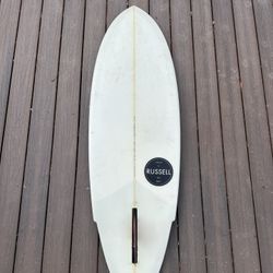 5’8” Russell Espresso Surfboard 