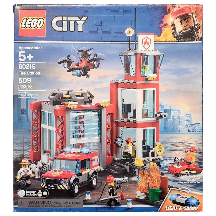 Lego City 60215 • Fire Station • Brand New in Box