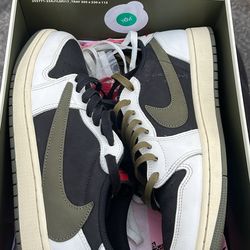 Jordan 1 travis Scott olive