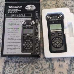 tascam dr-05 inline recorder