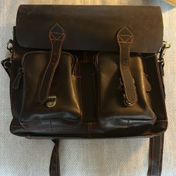 Genuine Leather Computer Bag