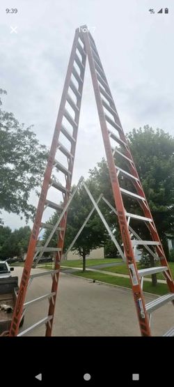 20 ft fiberglass Aframe ladders $1500