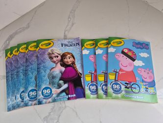 Crayola Frozen & Peppa Pig Coloring Books Bundle