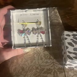 Betsey Johnson Cute 🥰 Bows E !!!! 