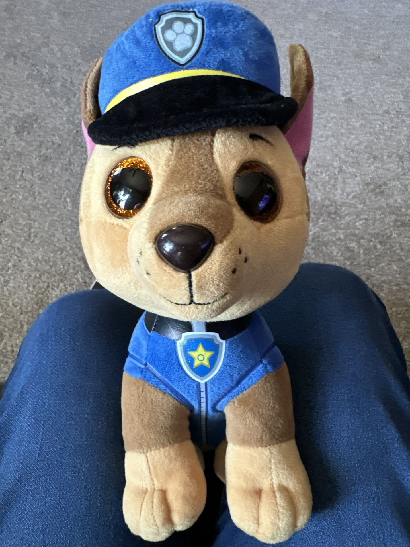  Chase A Paw Patrol Pup Plush By TY 10 Inches Tall 