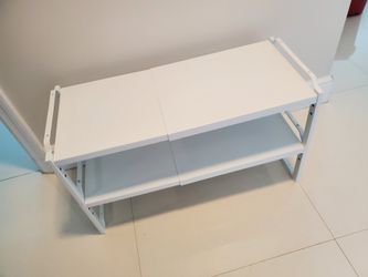 Steel adjustable shelves. Sturdy